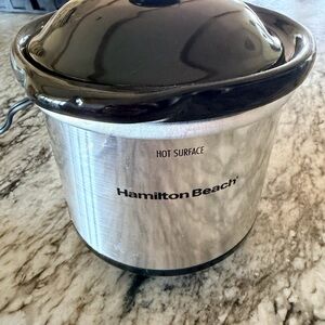 Hamilton Beach Black and Silver Party Dipper